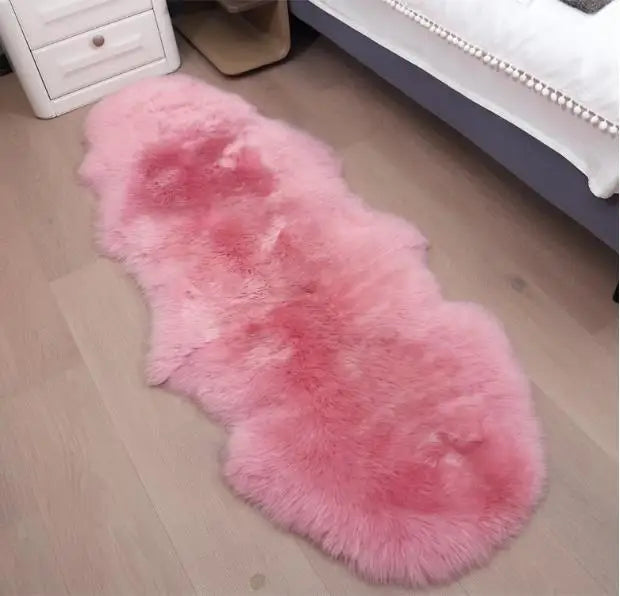 Premium Large Genuine Sheepskin Rug Natural Thick Wool Real Fur Blanket For Livingroom Bedroom Area Rugs Sheep Skin Pelt
