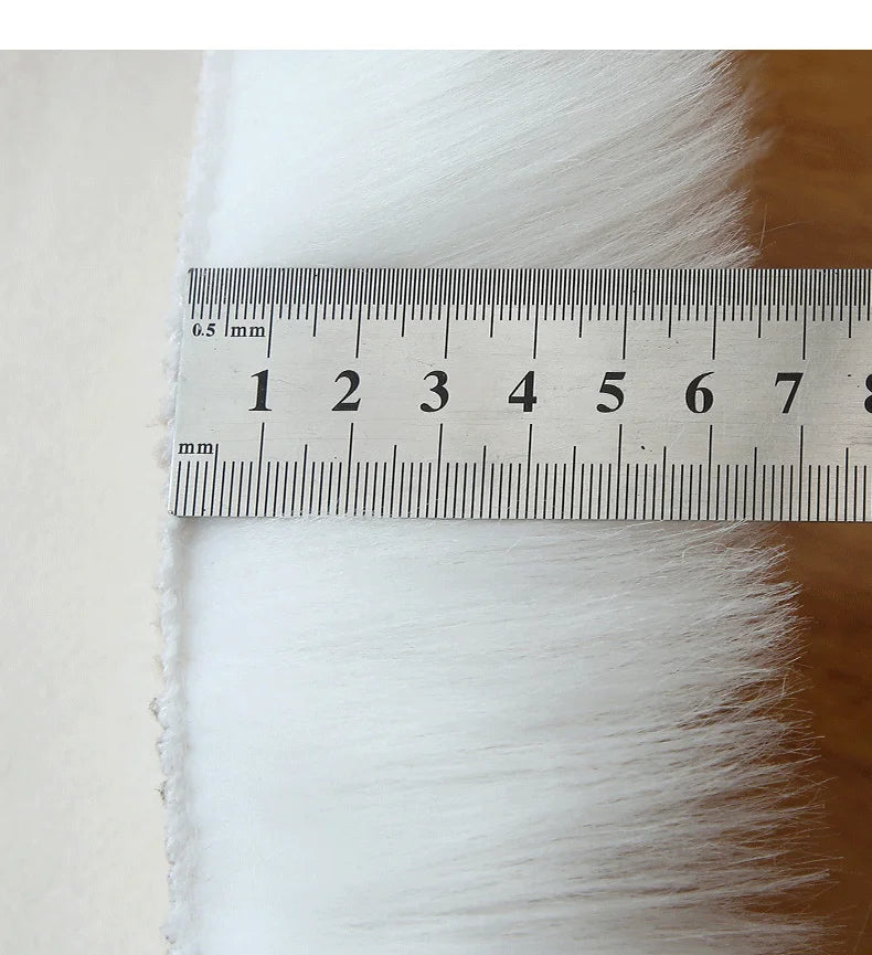 Oval Fur Rugs Bedroom Thicken Fluffy Carpet Living Room