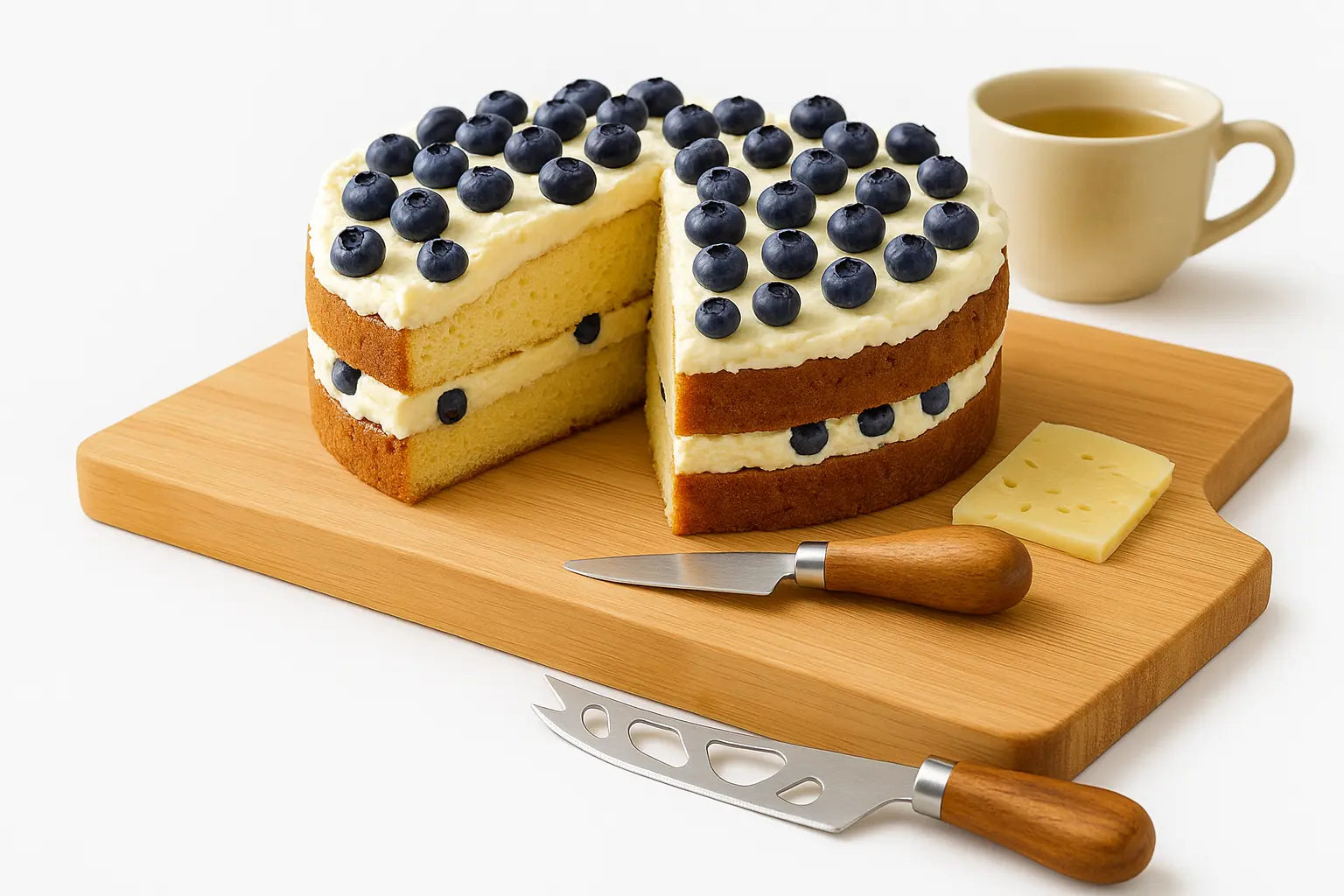 6-Piece Cheese Knife Set with Wooden Handles – Cheese Spreaders, Forks & Cutters for Charcuterie Boards, Wine Nights, and Entertaining - Our3Designs