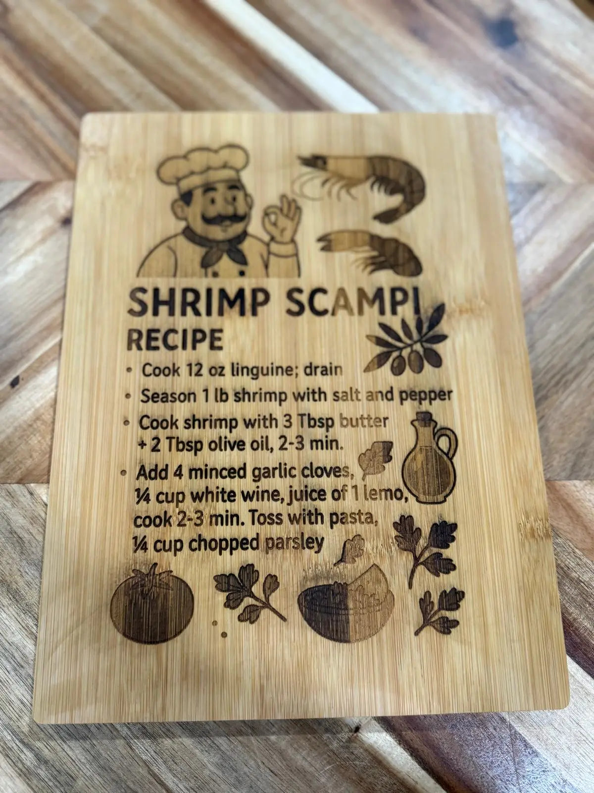 Italian recipe bread boards - Our3Designs