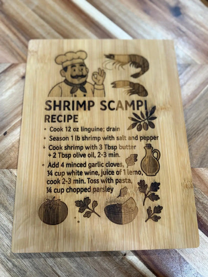 Italian recipe bread boards - Our3Designs