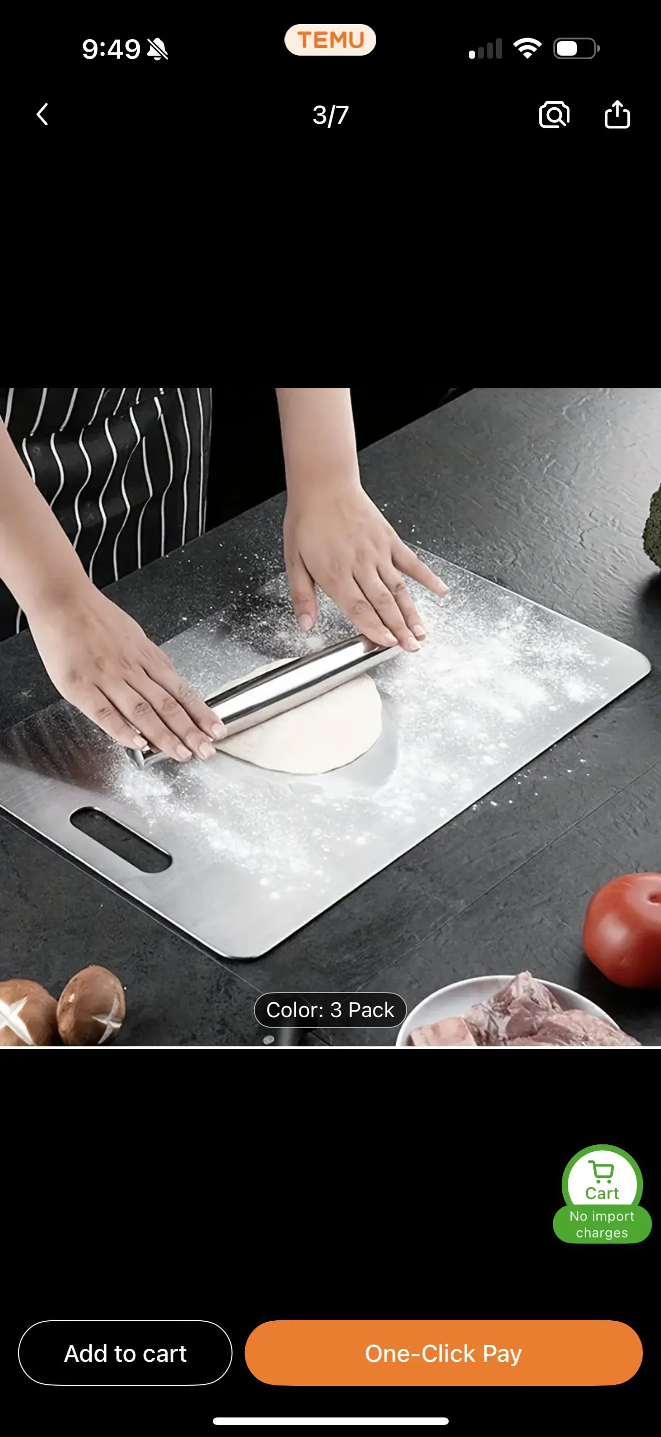 Personalized Stainless Steel Cutting Board – Custom Engraved Wedding Gift or Corporate Logo – Available in 3 Sizes – Modern & Durable - Our3Designs