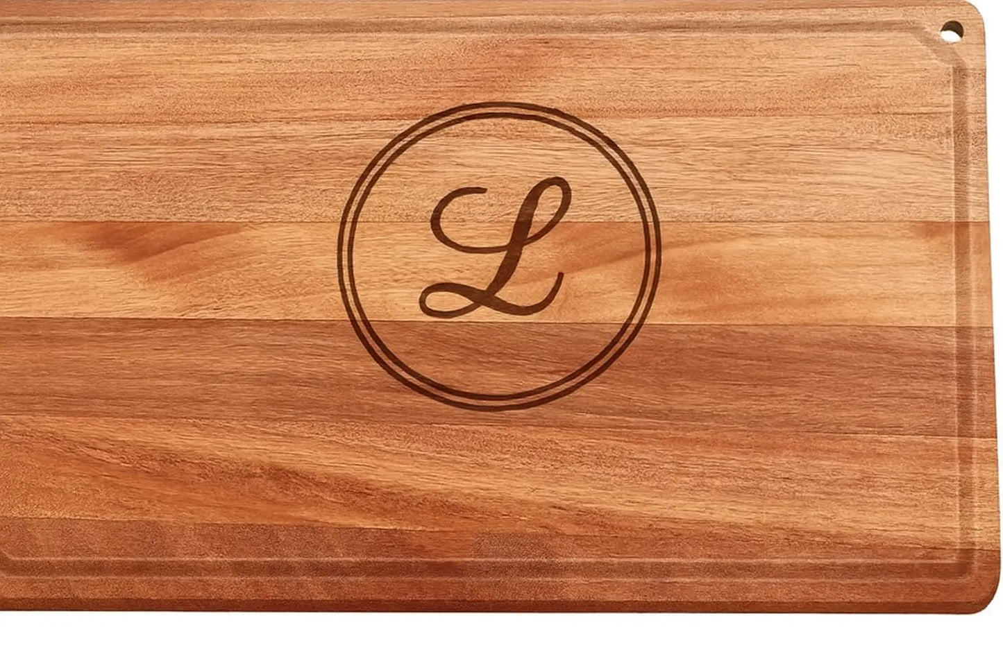 Personalized Walnut Cutting Board 11x17 – Custom Gift, Juice Groove, Hanging Hole - Our3Designs
