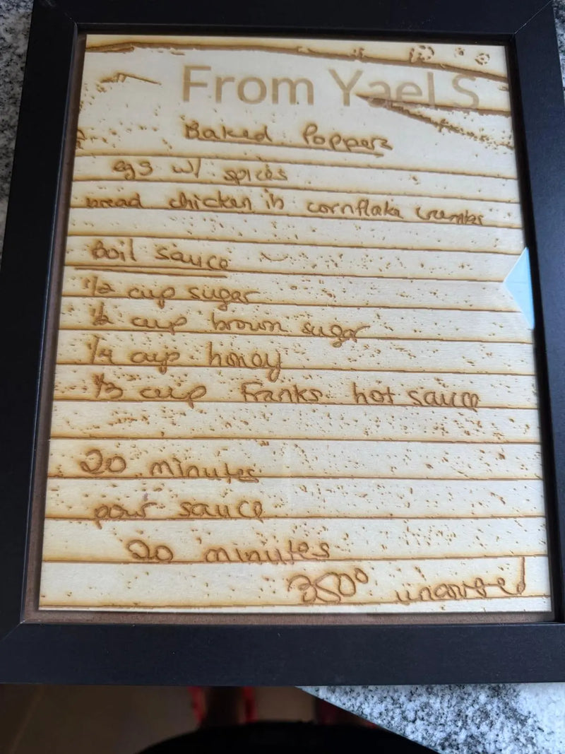 More Than a Recipe – It’s a Memory Preserved Our3Designs