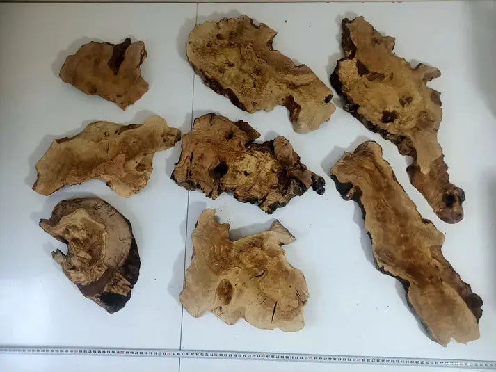Live Edge Olive Wood Slab Set for DIY Epoxy - Our3Designs
