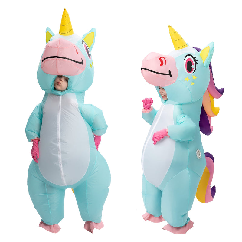 Get Ready to Stand Out in This Inflatable Unicorn Costume! Perfect for Halloween Fun! 🦄🎉