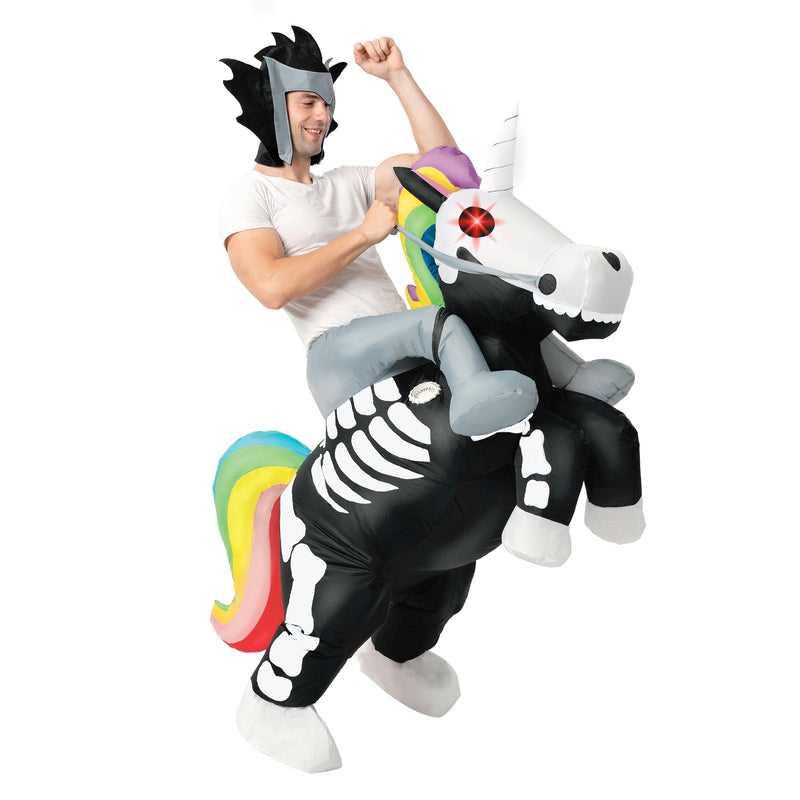 Get Ready to Stand Out in This Inflatable Unicorn Costume! Perfect for Halloween Fun! 🦄🎉