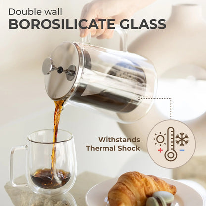 Glass French Press, KF1010 Kaffe Products