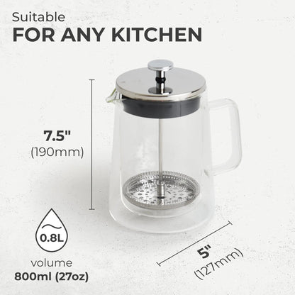 Glass French Press, KF1010 Kaffe Products