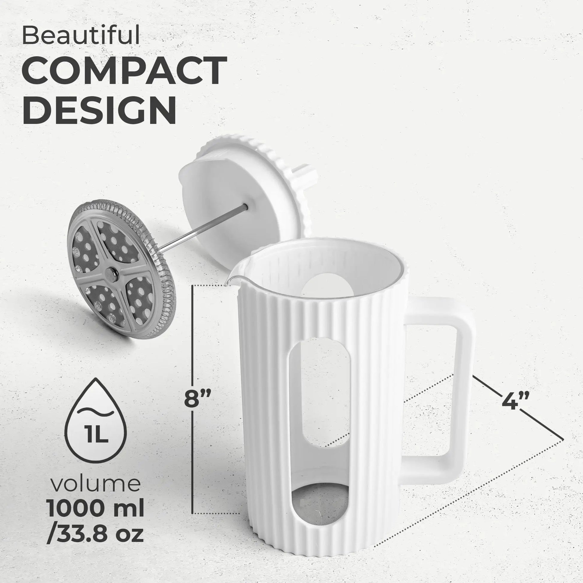 Glass French Press (800ml), KF1114 Kaffe Products