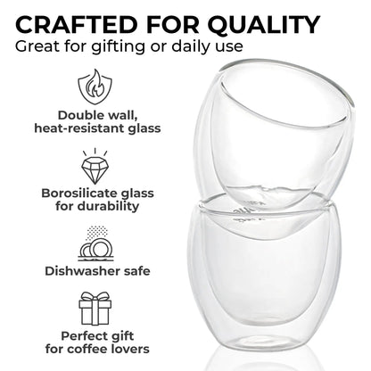 3oz Espresso Cup Set, KF4040 Kaffe Products