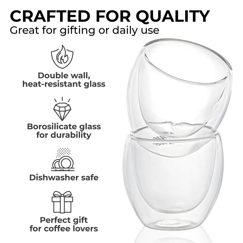 3oz Espresso Cup Set, KF4040 Kaffe Products
