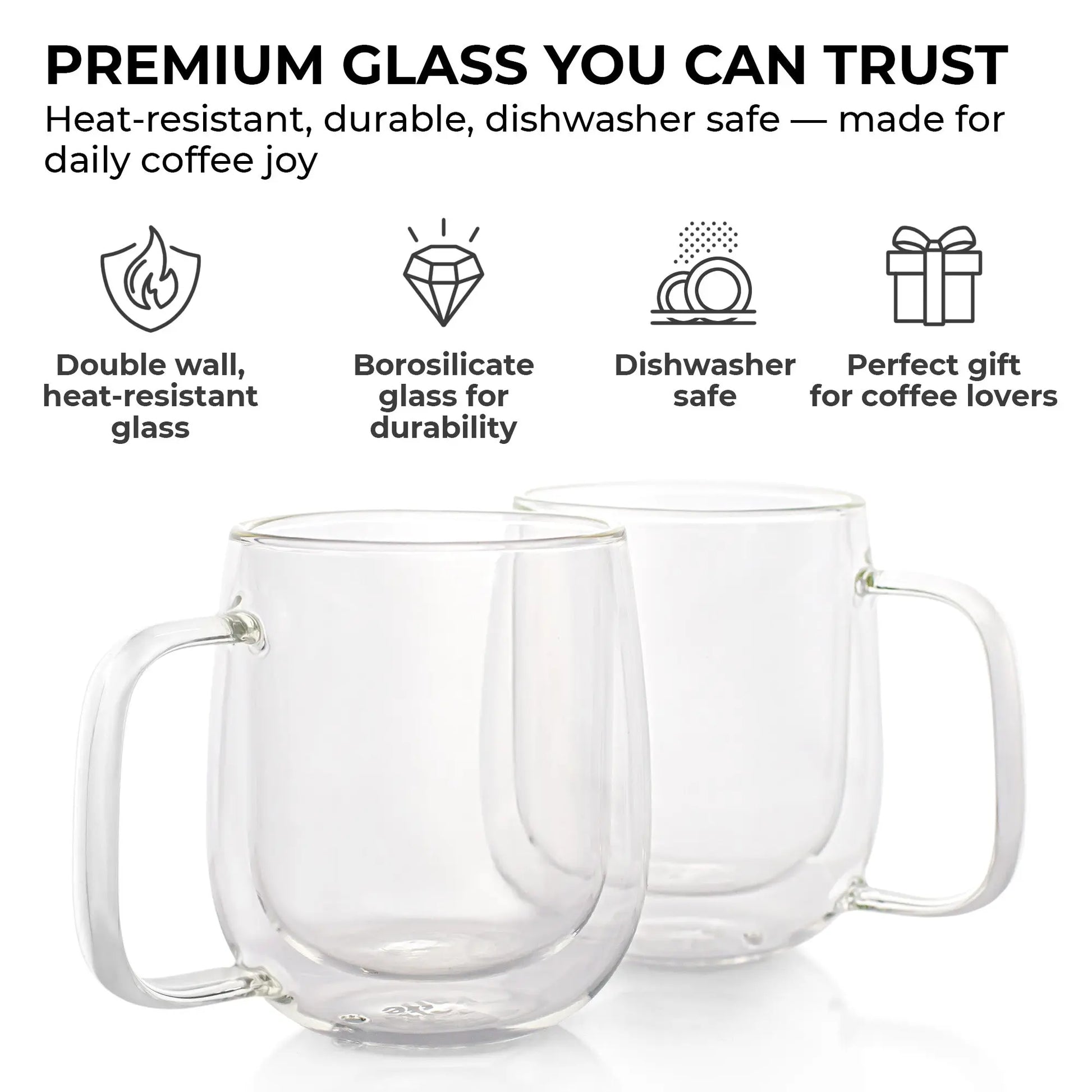 10oz Coffee Mug Set, KF4041 Kaffe Products