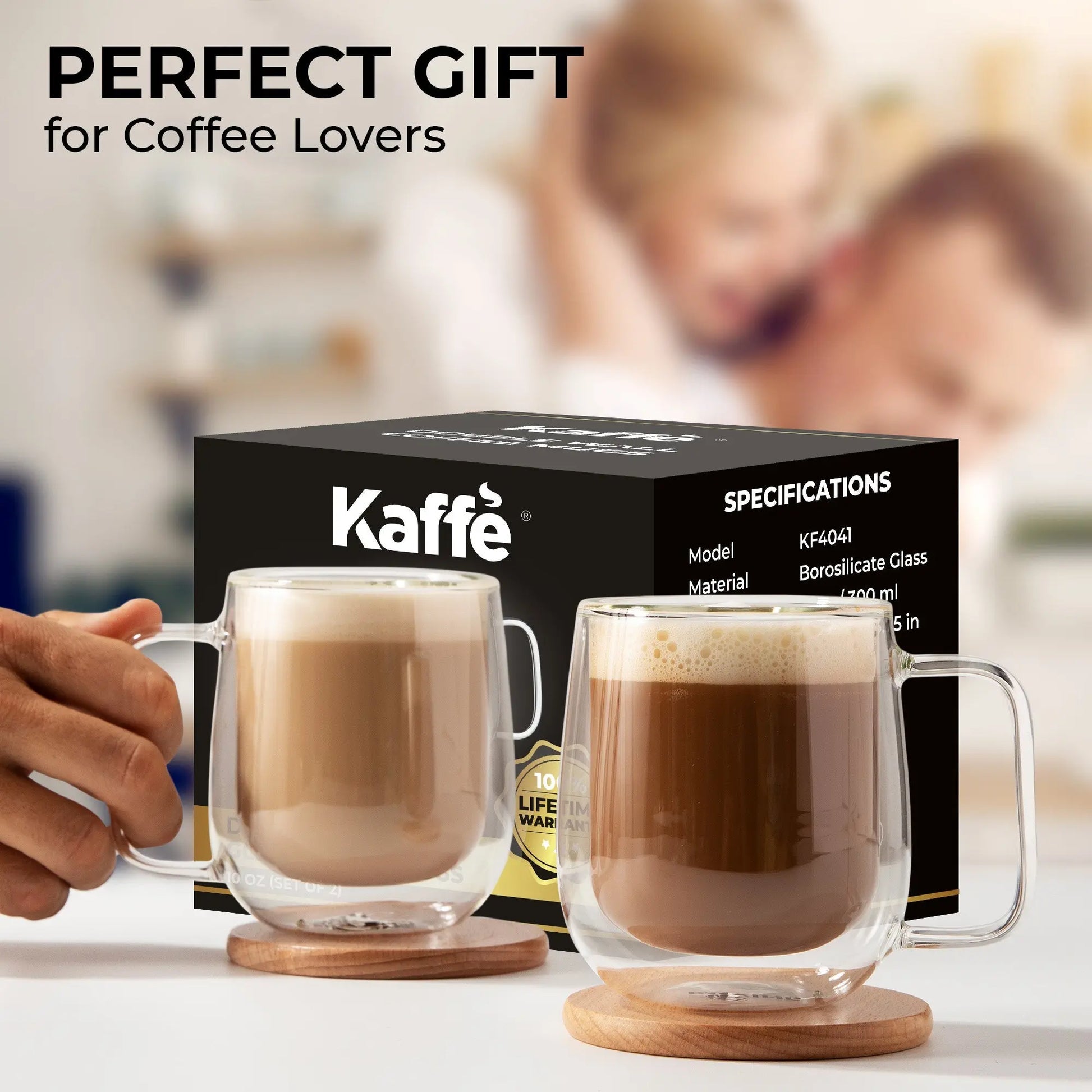 10oz Coffee Mug Set, KF4041 Kaffe Products