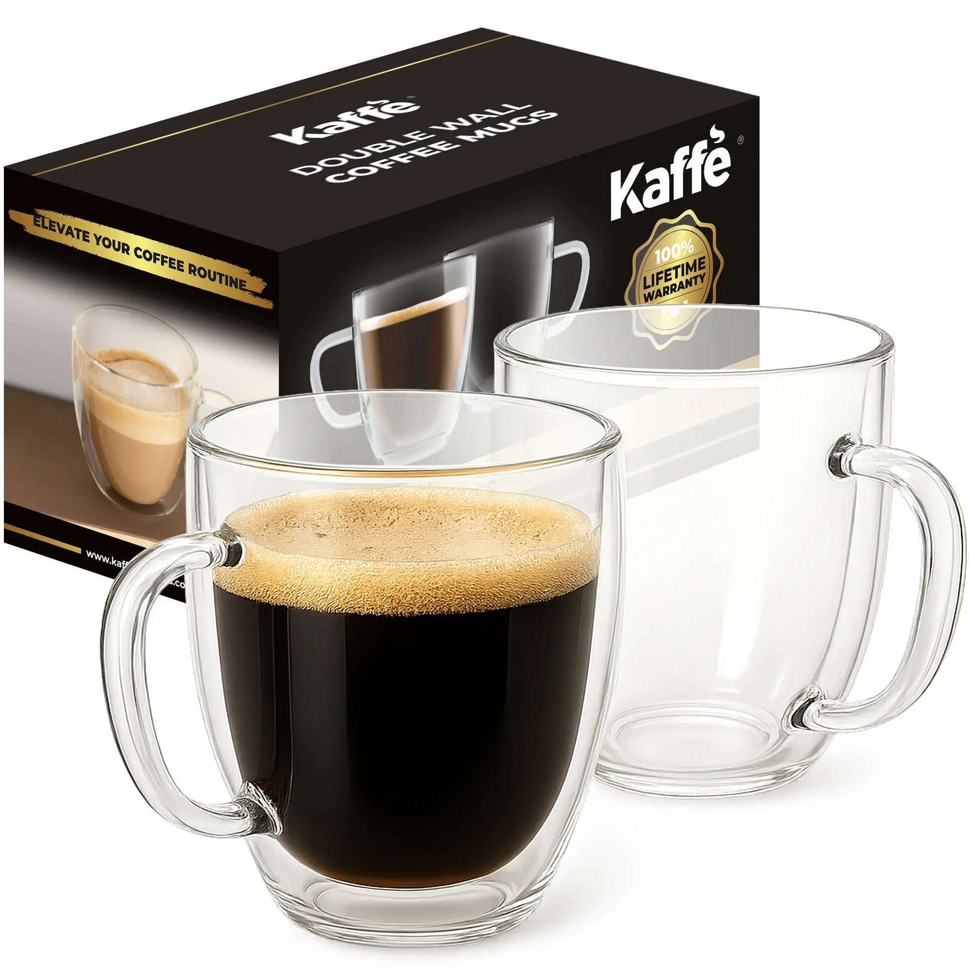 16oz Coffee Mug Set, KF4042 Kaffe Products