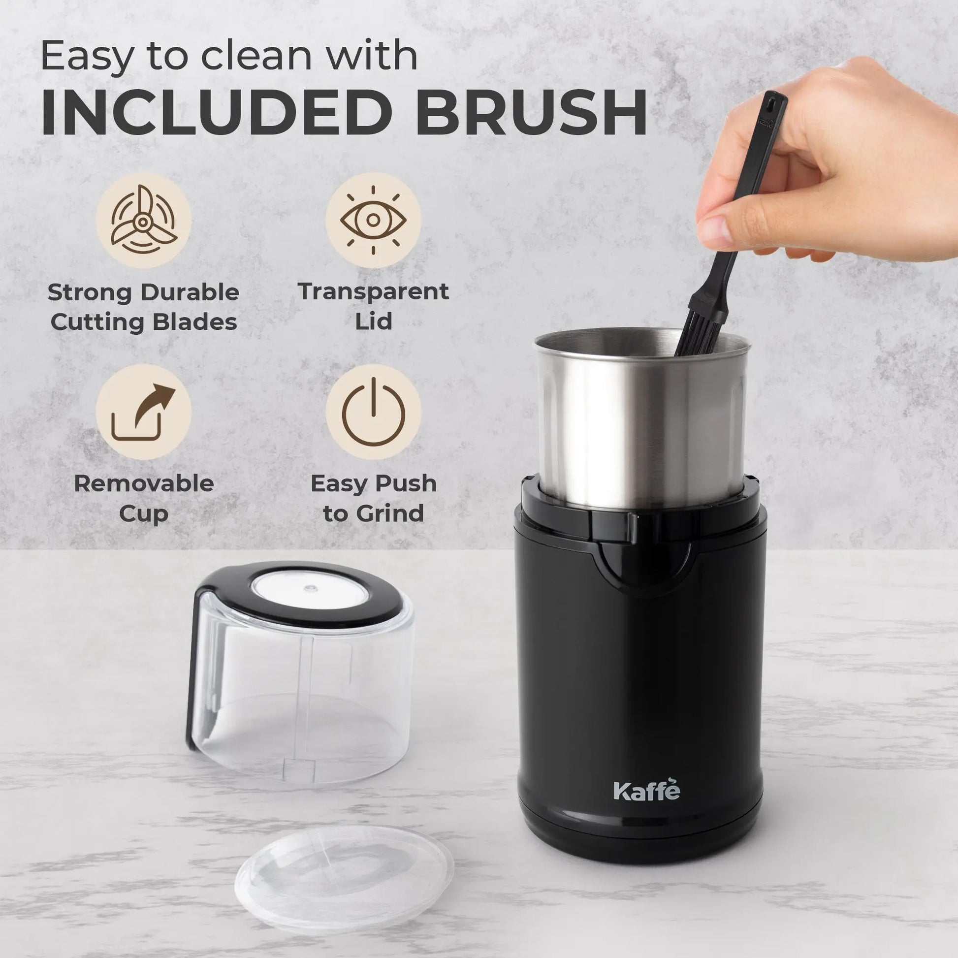 Blade Coffee Grinder (Removable Cup), KF5010 Kaffe Products