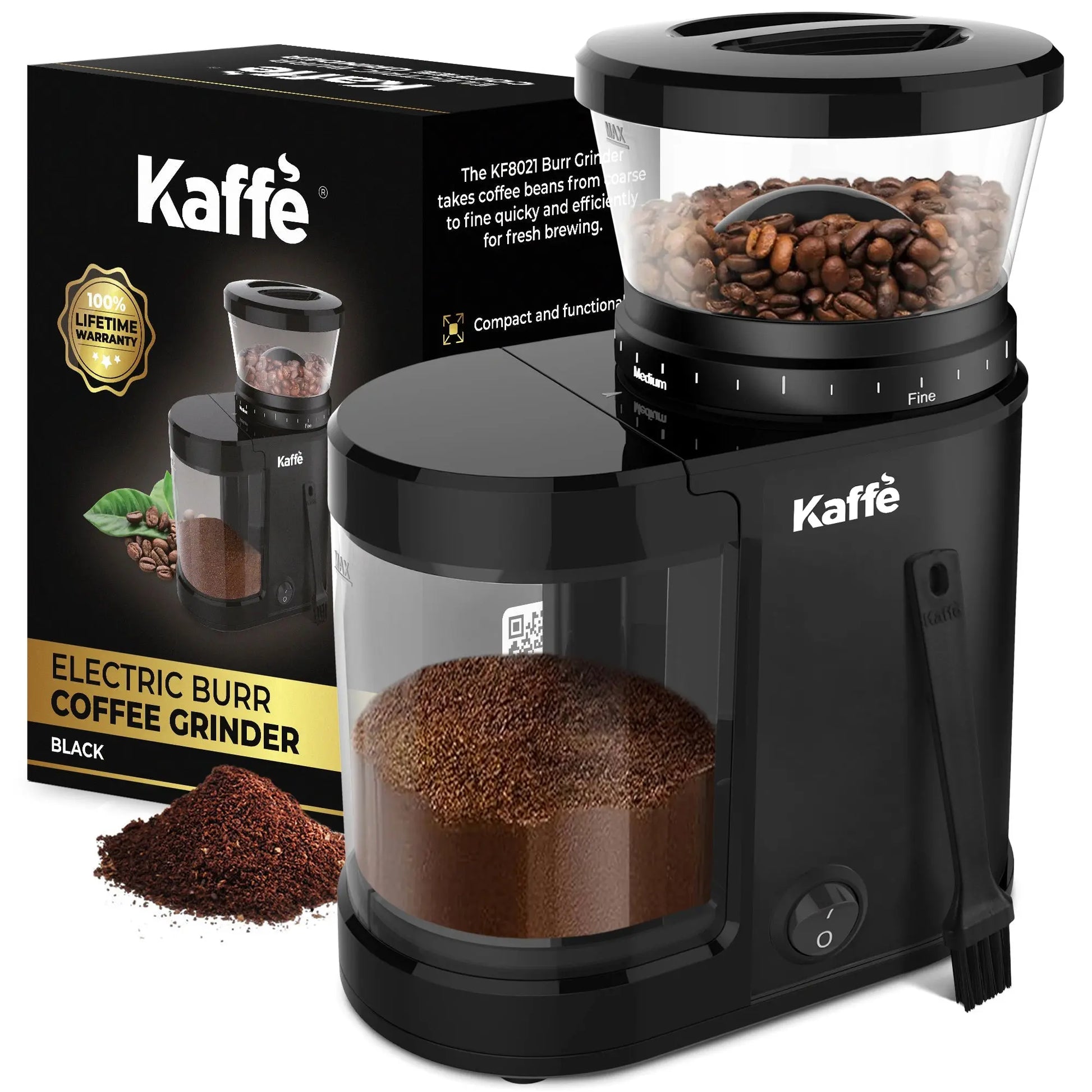 Burr Coffee Grinder, KF8021 Kaffe Products