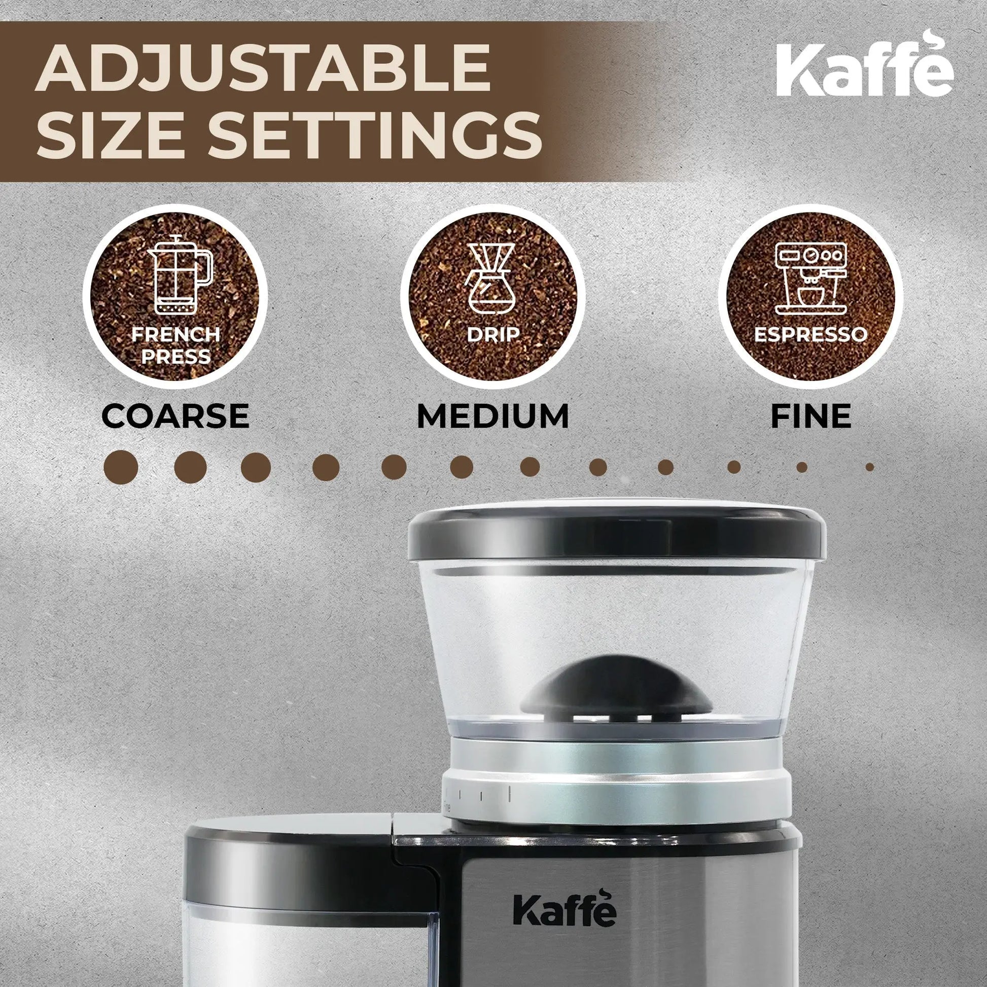 Burr Coffee Grinder, KF8022 Kaffe Products