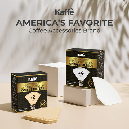 Organic Premium Coffee Filters #2, KFCF02B Kaffe Products
