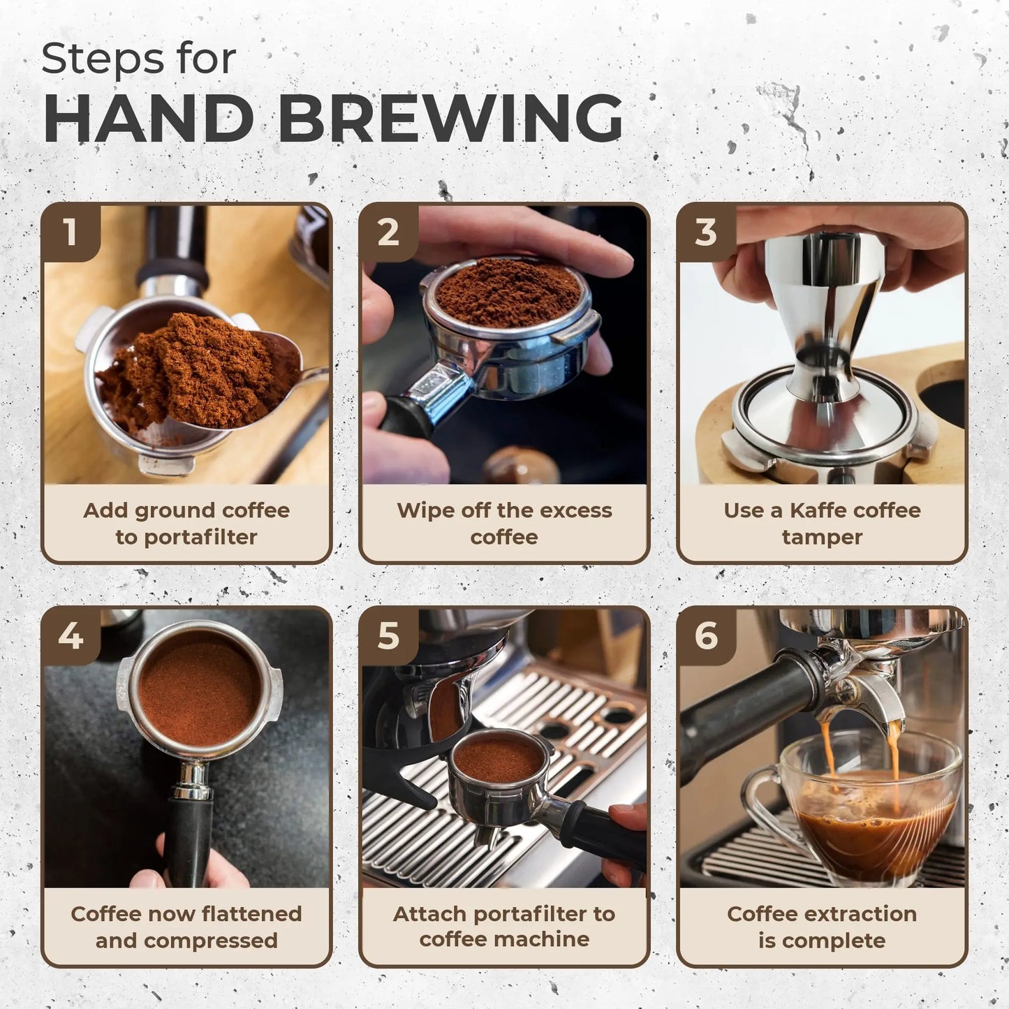 Espresso Tamper, 51mm, KFCT01-51 Kaffe Products