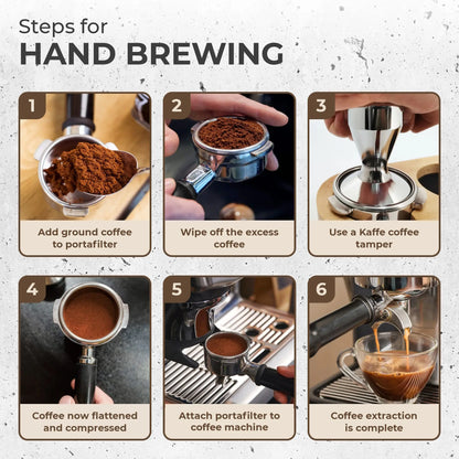 Espresso Tamper, 51mm, KFCT01-51 Kaffe Products