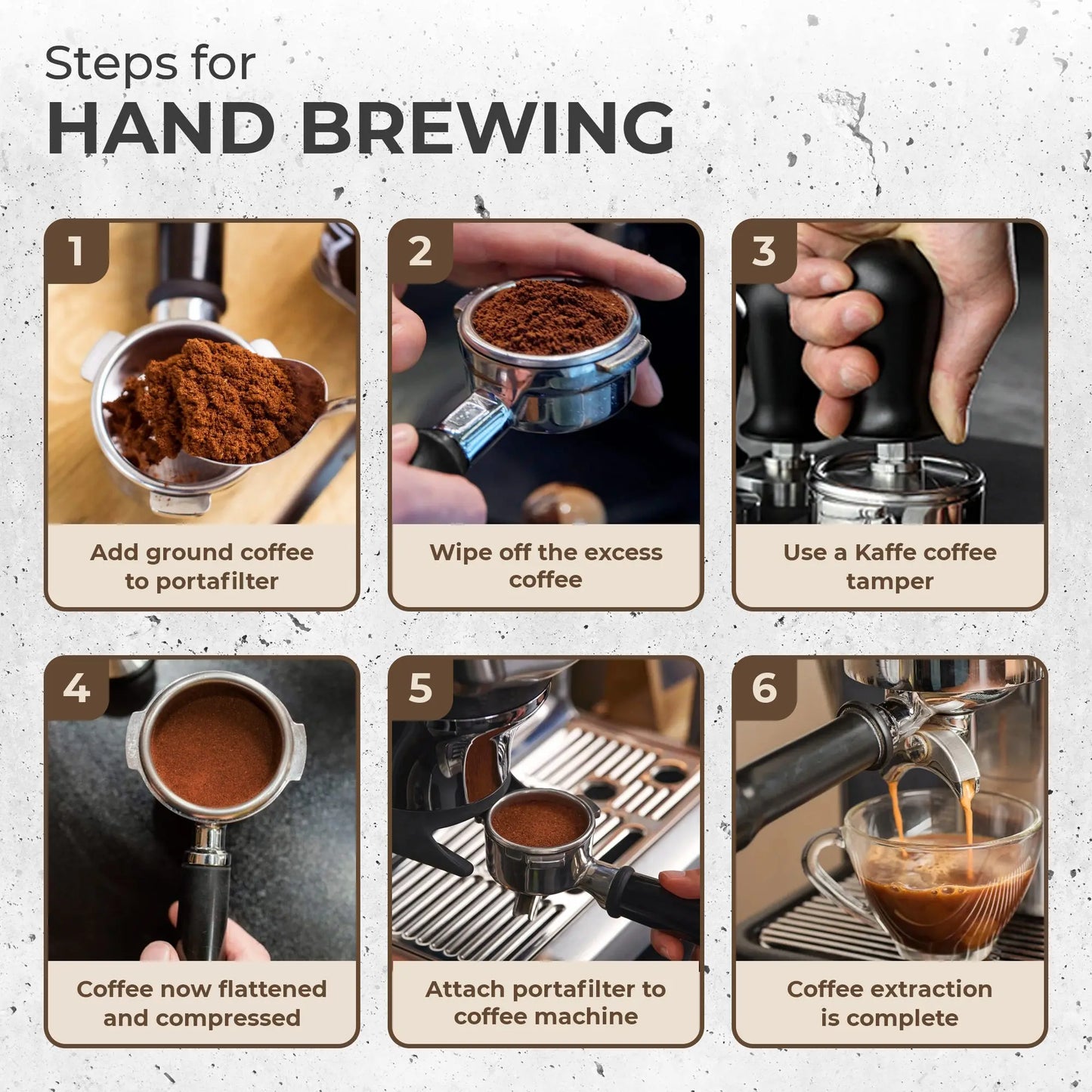 Espresso Tamper with Spring, 54mm, KFCT02-54 Kaffe Products