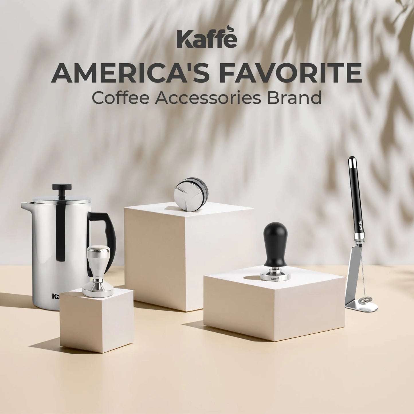 Espresso Tamper with Spring, 54mm, KFCT02-54 Kaffe Products