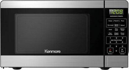 Effortless Cooking Awaits with the Sleek Stainless Steel Countertop Microwave Oven - 0.9 cu ft, 900 Watts of Power
