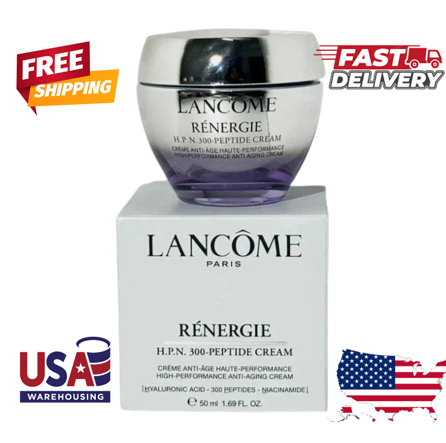 Lancome Renergie HPN 300-Peptide Cream, , 1.69 oz/50ml ,New Our3Designs