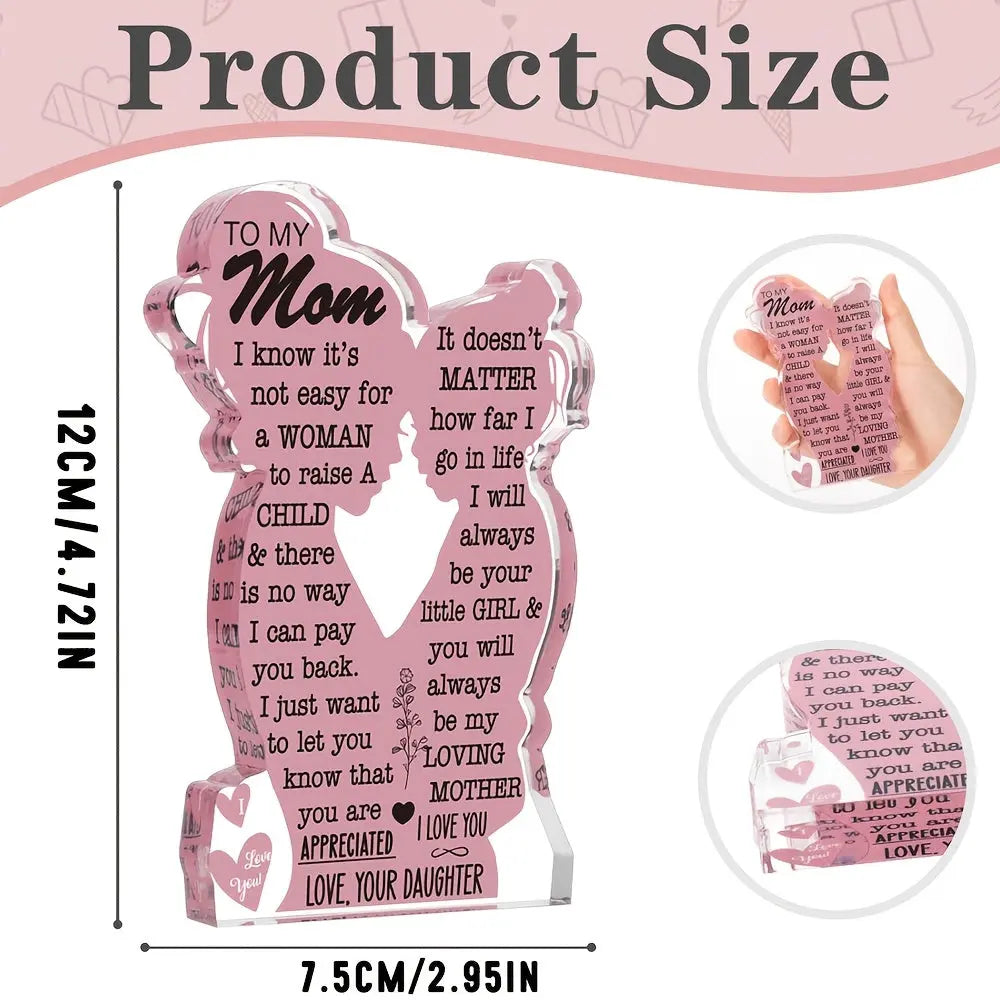 Mothers Day Puzzle Acrylic Desk Decor