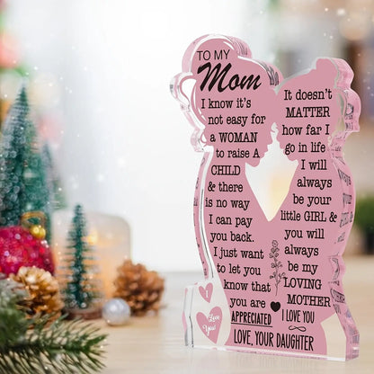 Mothers Day Puzzle Acrylic Desk Decor
