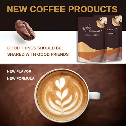 Instant Coffee Made With 6 Adaptogenic Mushrooms