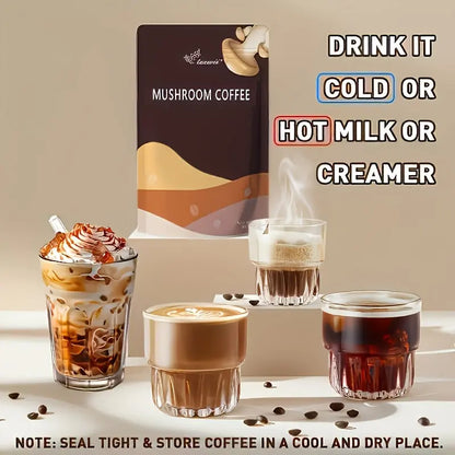 Instant Coffee Made With 6 Adaptogenic Mushrooms