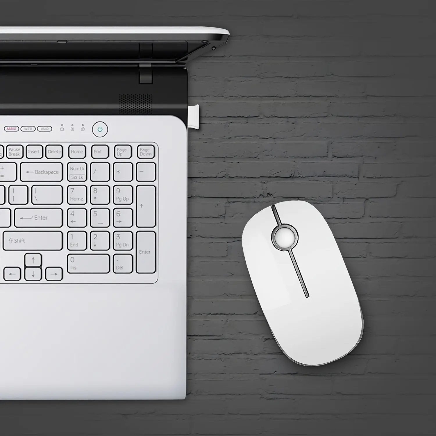 Wireless Mouse, 2.4G Slim Portable Computer Mouse O3D