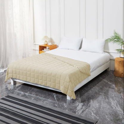 Snuggle Up with Our All-Season Cool & Breathable Gray Weighted Blanket! 🌙✨