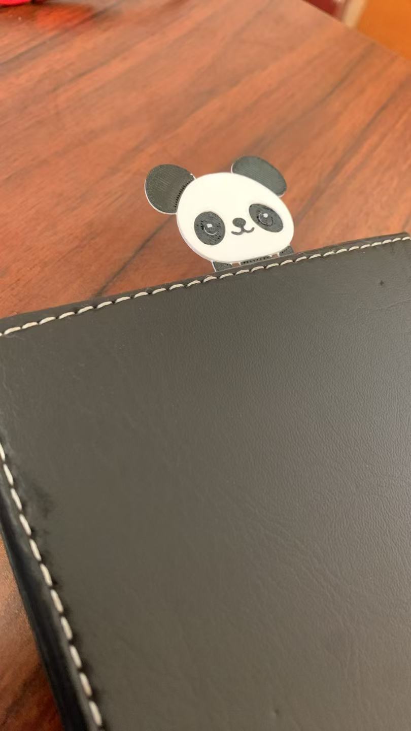 3pcs Cute Panda Bookmark Set