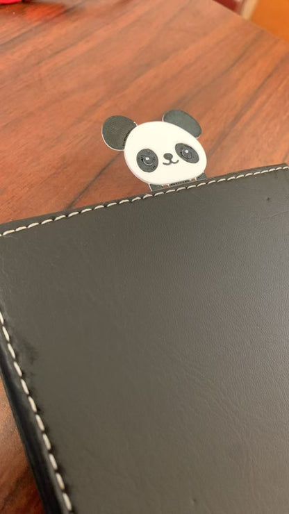 3pcs Cute Panda Bookmark Set