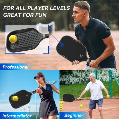 T700 Carbon Fiber Pickleball Paddle W/Carbon Abrasion Surface