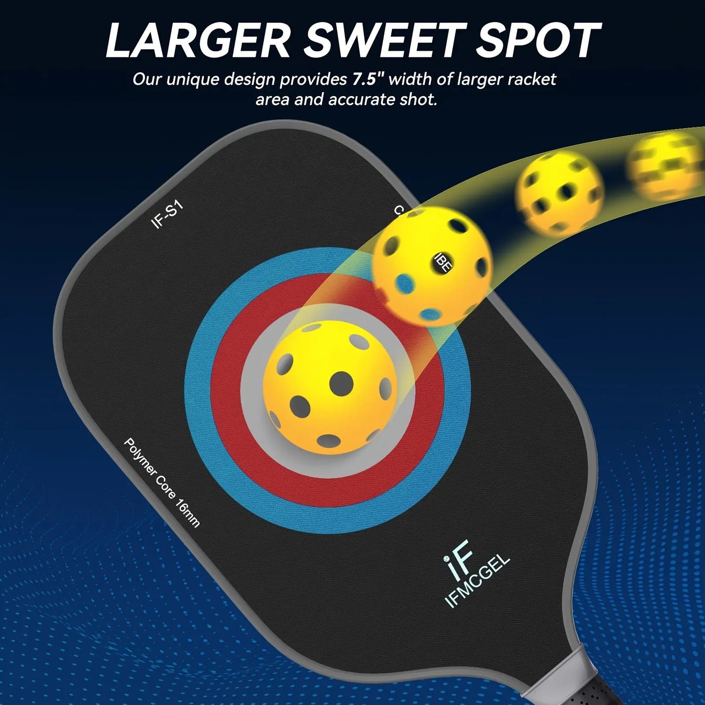 T700 Carbon Fiber Pickleball Paddle W/Carbon Abrasion Surface