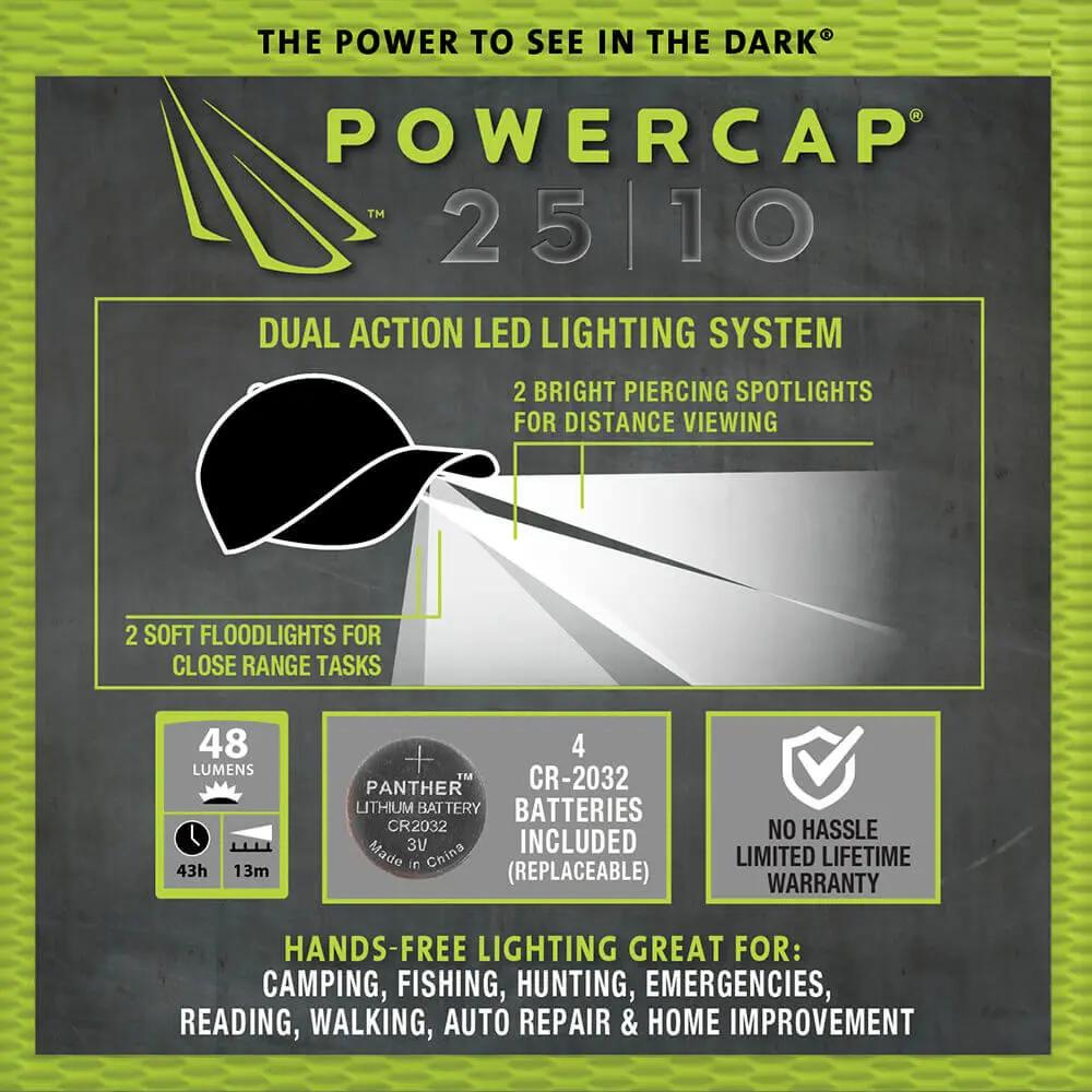 POWERCAP Structured Camo LED Lighted Hats Panther Vision Store