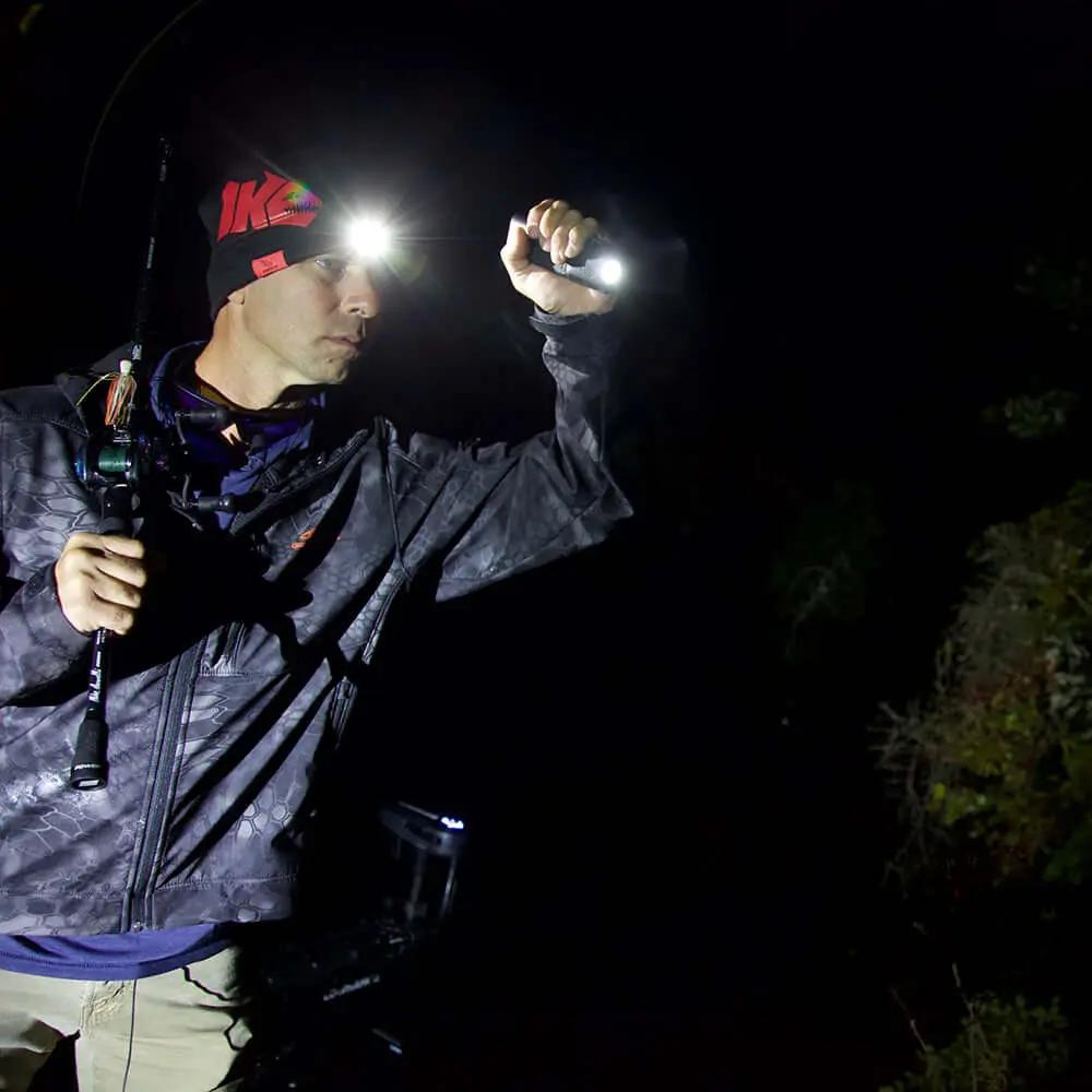 POWERCAP 2.0 Mike Iaconelli Pro Series Fishing LED Lighted Headlamp Beanies Panther Vision Store