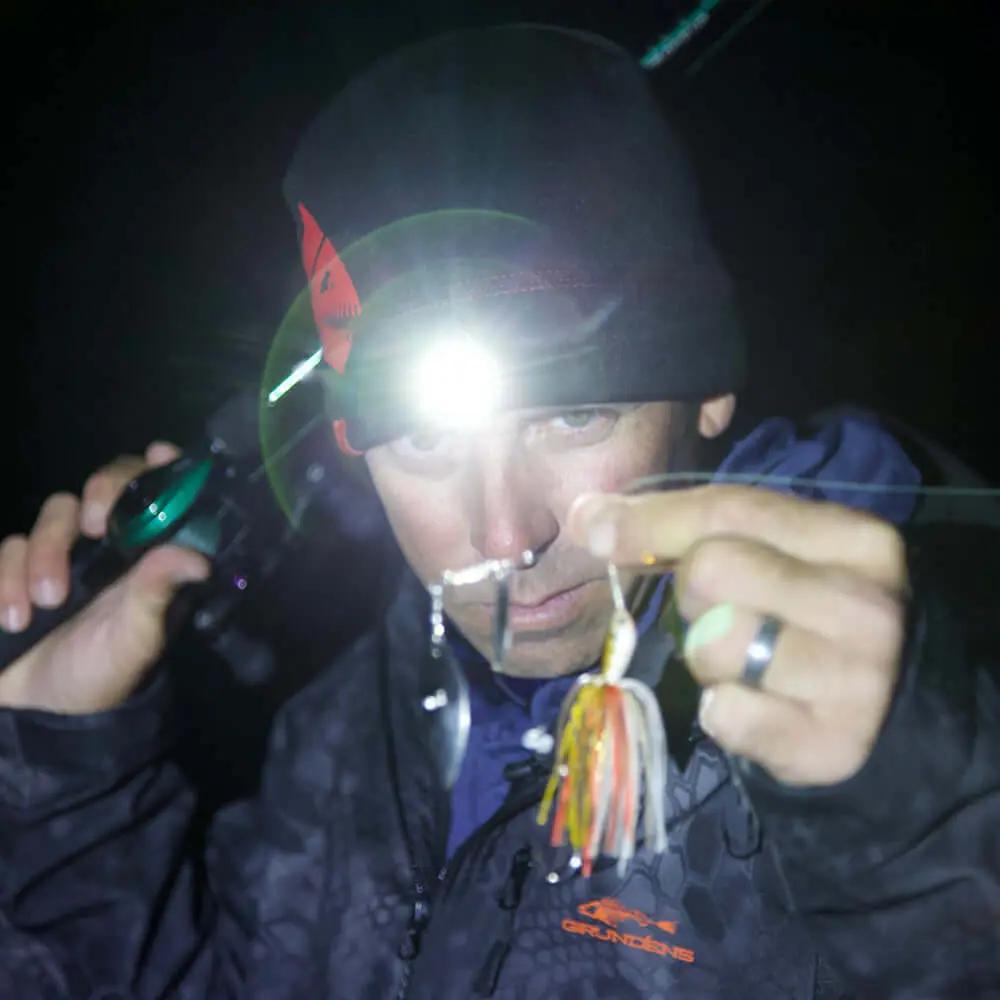 POWERCAP 2.0 Mike Iaconelli Pro Series Fishing LED Lighted Headlamp Beanies Panther Vision Store