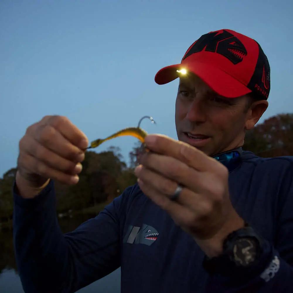 POWERCAP 2.0 Mike Iaconelli Pro Series Fishing LED Lighted Headlamp Hat Panther Vision Store
