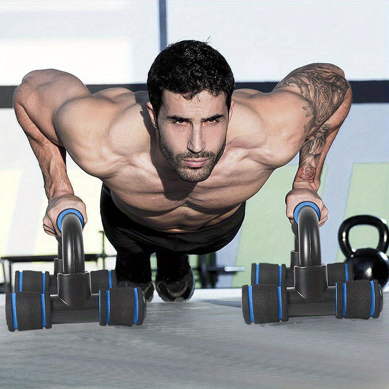 Universal Pushup Rod with Cushioned Foam Grip & Non-slip Design O3D