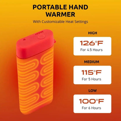 POWERPAW 502 IP67 Waterproof Rechargeable Electric Hand Warmer Panther Vision Store
