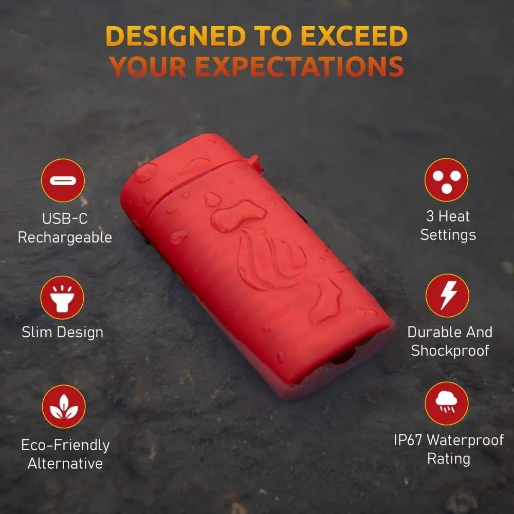 POWERPAW 502 IP67 Waterproof Rechargeable Electric Hand Warmer Panther Vision Store