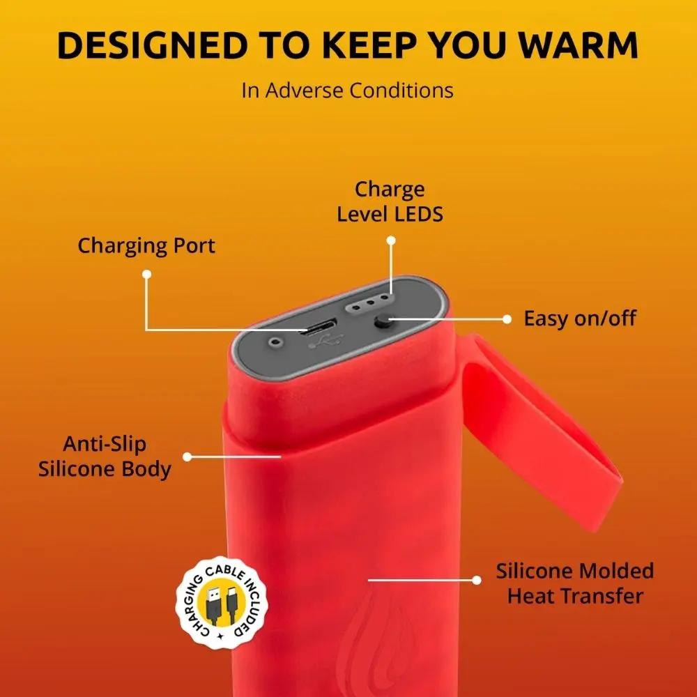 POWERPAW 502 IP67 Waterproof Rechargeable Electric Hand Warmer Panther Vision Store