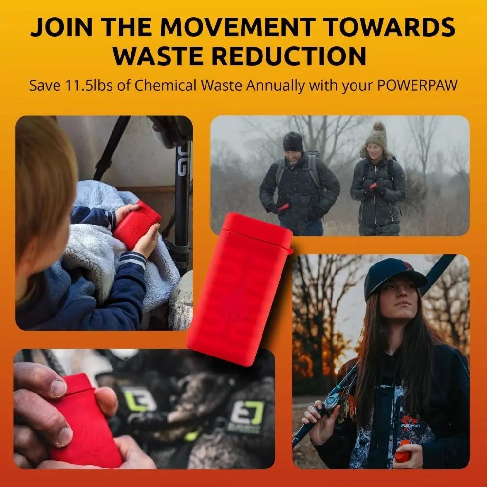 POWERPAW 502 IP67 Waterproof Rechargeable Electric Hand Warmer Panther Vision Store