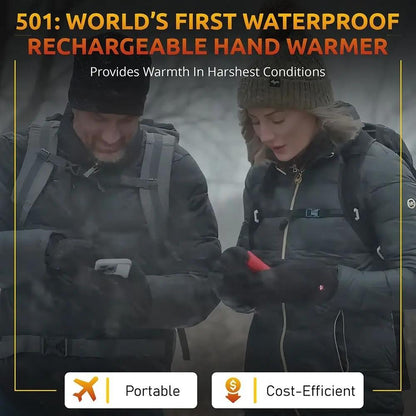 POWERPAW 501 IP67 Waterproof Rechargeable Electric Hand Warmer Panther Vision Store