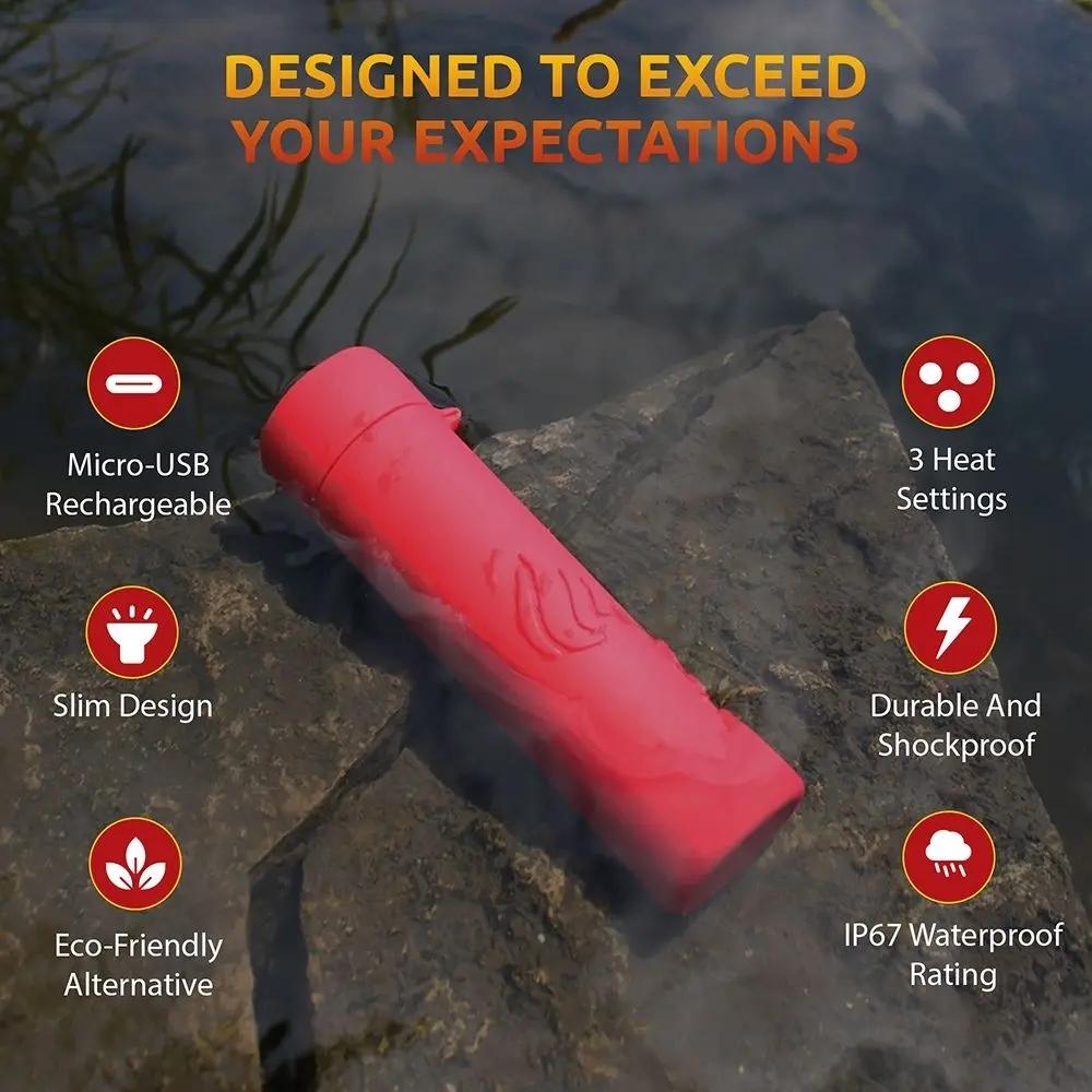 POWERPAW 501 IP67 Waterproof Rechargeable Electric Hand Warmer Panther Vision Store